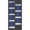 BGS Werkstattwageneinlage 1/3: Steckschlüssel-Einsätze Sechskant | 12,5 mm (1/2"") | 10-24 mm | tief | 9-tlg.