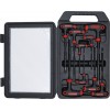 BGS Schraubendreher-Satz mit T-Griff und seitlicher Klinge | T-Profil (für Torx) mit Bohrung | T10 - T50 | 9-tlg.