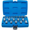 BGS Bit-Einsatz-/Steckschlüssel-Einsatz-Satz | Antrieb Innenvierkant 12,5 mm (1/2"") | E-Profil / T-Profil (für Torx) | 19-tlg.