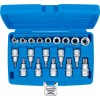 BGS Bit-Einsatz-/Steckschlüssel-Einsatz-Satz | Antrieb Innenvierkant 12,5 mm (1/2"") | E-Profil / T-Profil (für Torx) | 19-tlg.
