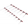 BGS Schraubendreher-Satz mit T-Griff und seitlicher Klinge | Innensechskant / T-Profil (für Torx) | 16-tlg.