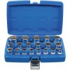 BGS Steckschlüssel-Einsatz-Satz Gear Lock | Antrieb Innenvierkant 12,5 mm (1/2"") | 19-tlg.