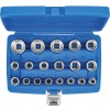 BGS Steckschlüssel-Einsatz-Satz Gear Lock | Antrieb Innenvierkant 12,5 mm (1/2"") | 19-tlg.
