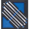 BGS Werkstattwageneinlage 2/3: Doppel-Ringschlüssel-Satz | extra lang | SW 10 x 11 - 22 x 24 mm | 6-tlg.