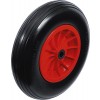 BGS Schubkarrenrad | PU, rot/schwarz | 400 mm