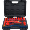 BGS VDE-Steckschlüssel-Satz | Antrieb Innenvierkant 10 mm (3/8"") | SW 7 - 22 mm | 12-tlg.
