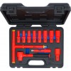 BGS VDE-Steckschlüssel-Satz | Antrieb Innenvierkant 10 mm (3/8"") | SW 7 - 22 mm | 12-tlg.