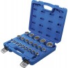 BGS Steckschlüssel-Einsatz-Satz Zwölfkant | Antrieb Innenvierkant 12,5 mm (1/2"") | SW 8 - 36 mm | 21-tlg.