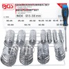 BGS Schlauchklemmen-Sortiment | rostfrei | auf Tafel | 111-tlg.