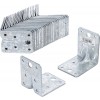 BGS Winkelverbinder | mit Sicke | 70 x 70 x 55 x 2,5 mm | Spar-Pack | 25 Stück