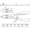 BGS Sprengringzangen-Satz | für Nfz | auswechselbare Spitzen | 400 mm