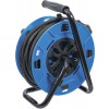 BGS Kabeltrommel | 25 m | 3 x 1,5 mm² | 4 Steckdosen mit Verschlusskappe | IP 44 | 3500 W