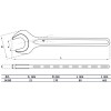 BGS Einmaulschlüssel | DIN 894 | SW 80 mm