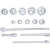 BGS Steckschlüssel-Satz | Antrieb 25 mm (1"") | SW 36 - 80 mm | 15-tlg.