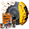 Foliatec Bremssattel Lack Set, Komplettsatz für 4 Bremssättel, performance yellow, 7-teiliges Set