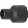BGS Spiral-Profil-Steckschlüssel-Einsatz / Schraubenausdreher | Antrieb Innenvierkant 12,5 mm (1/2"") | SW 10 mm
