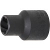 BGS Spiral-Profil-Steckschlüssel-Einsatz / Schraubenausdreher | Antrieb Innenvierkant 12,5 mm (1/2"") | SW 11 mm