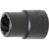 BGS Spiral-Profil-Steckschlüssel-Einsatz / Schraubenausdreher | Antrieb Innenvierkant 12,5 mm (1/2"") | SW 13 mm