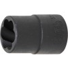 BGS Spiral-Profil-Steckschlüssel-Einsatz / Schraubenausdreher | Antrieb Innenvierkant 12,5 mm (1/2"") | SW 15 mm
