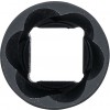 BGS Spiral-Profil-Steckschlüssel-Einsatz / Schraubenausdreher | Antrieb Innenvierkant 12,5 mm (1/2"") | SW 19 mm