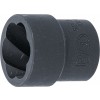 BGS Spiral-Profil-Steckschlüssel-Einsatz / Schraubenausdreher | Antrieb Innenvierkant 12,5 mm (1/2"") | SW 22 mm