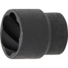BGS Spiral-Profil-Steckschlüssel-Einsatz / Schraubenausdreher | Antrieb Innenvierkant 12,5 mm (1/2"") | SW 24 mm