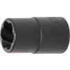 BGS Spiral-Profil-Steckschlüssel-Einsatz / Schraubenausdreher | Antrieb Innenvierkant 10 mm (3/8"") | SW 12 mm