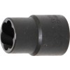 BGS Spiral-Profil-Steckschlüssel-Einsatz / Schraubenausdreher | Antrieb Innenvierkant 10 mm (3/8"") | SW 13 mm