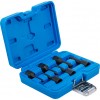 BGS Spiral-Profil-Steckschlüssel-Satz / Schraubenausdreher | Antrieb Innenvierkant 10 mm (3/8"") | 2 - 10 mm | 6-tlg.