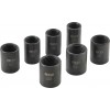 BGS Spiral-Profil-Steckschlüssel-Satz / Schraubenausdreher | Antrieb Innenvierkant 12,5 mm (1/2"") | SW 17 - 26 mm | 7-tlg.