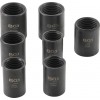 BGS Spiral-Profil-Steckschlüssel-Satz / Schraubenausdreher | Antrieb Innenvierkant 12,5 mm (1/2"") | SW 17 - 26 mm | 7-tlg.