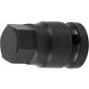 BGS Kraft-Bit-Einsatz | Antrieb Innenvierkant 12,5 mm (1/2"") | Innensechskant 19 mm