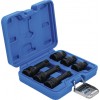 BGS Kraft-Bit-Einsatz-Satz | Antrieb Innenvierkant 12,5 mm (1/2"") | Innenvielzahn (für XZN) M14 - M18 | 6-tlg.