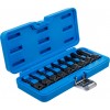 BGS Kraft-Bit-Einsatz-Satz | Antrieb Innenvierkant 12,5 mm (1/2"") | T-Profil (für Torx) T20 - T70 | 9-tlg.