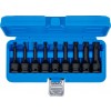 BGS Kraft-Bit-Einsatz-Satz | Antrieb Innenvierkant 12,5 mm (1/2"") | T-Profil (für Torx) T20 - T70 | 9-tlg.