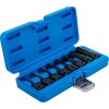 BGS Kraft-Bit-Einsatz-Satz | Antrieb innenvierkant 12,5 mm (1/2"") | Innensechskant 5 - 19 mm | 8-tlg.