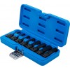 BGS Kraft-Bit-Einsatz-Satz | Antrieb innenvierkant 12,5 mm (1/2"") | Innensechskant 5 - 19 mm | 8-tlg.