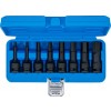 BGS Kraft-Bit-Einsatz-Satz | Antrieb innenvierkant 12,5 mm (1/2"") | Innensechskant 5 - 19 mm | 8-tlg.