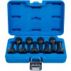 BGS Kraft-Bit-Einsatz-Satz | Antrieb Innenvierkant 12,5 mm (1/2"") | Innenvielzahn (für XZN) M4 - M16 | 9-tlg.