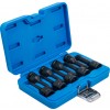 BGS Kraft-Bit-Einsatz-Satz | Antrieb Innenvierkant 12,5 mm (1/2"") | Innenvielzahn (für XZN) M4 - M16 | 9-tlg.