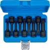 BGS Kraft-Bit-Einsatz-Satz | Antrieb Innenvierkant 12,5 mm (1/2"") | Innenvielzahn (für XZN) M4 - M16 | 9-tlg.