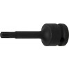 BGS Kraft-Bit-Einsatz | Antrieb Innenvierkant 12,5 mm (1/2"") | Keil-Profil (für RIBE) M7