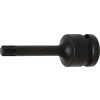 BGS Kraft-Bit-Einsatz | Antrieb Innenvierkant 12,5 mm (1/2"") | Keil-Profil (für RIBE) M8