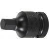 BGS Kraft-Bit-Einsatz | Antrieb Innenvierkant 12,5 mm (1/2"") | Innensechskant 10 mm
