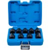 BGS Kraft-Bit-Einsatz-Satz | Antrieb Innenvierkant 12,5 mm (1/2"") | Innensechskant 5 - 19 mm | 9-tlg.