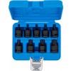BGS Kraft-Bit-Einsatz-Satz | Antrieb Innenvierkant 12,5 mm (1/2"") | T-Profil (für Torx) T20 - T70 | 9-tlg.