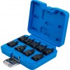 BGS Kraft-Bit-Einsatz-Satz | Antrieb Innenvierkant 12,5 mm (1/2"") | Innenvielzahn (für XZN) M4 - M16 | 9-tlg.