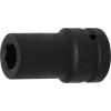 BGS Kraft-Steckschlüssel-Einsatz Sechskant, tief | Antrieb Innenvierkant 25 mm (1"") | SW 21 mm
