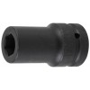 BGS Kraft-Steckschlüssel-Einsatz Sechskant, tief | Antrieb Innenvierkant 25 mm (1"") | SW 22 mm