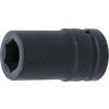 BGS Kraft-Steckschlüssel-Einsatz Sechskant, tief | Antrieb Innenvierkant 25 mm (1"") | SW 27 mm